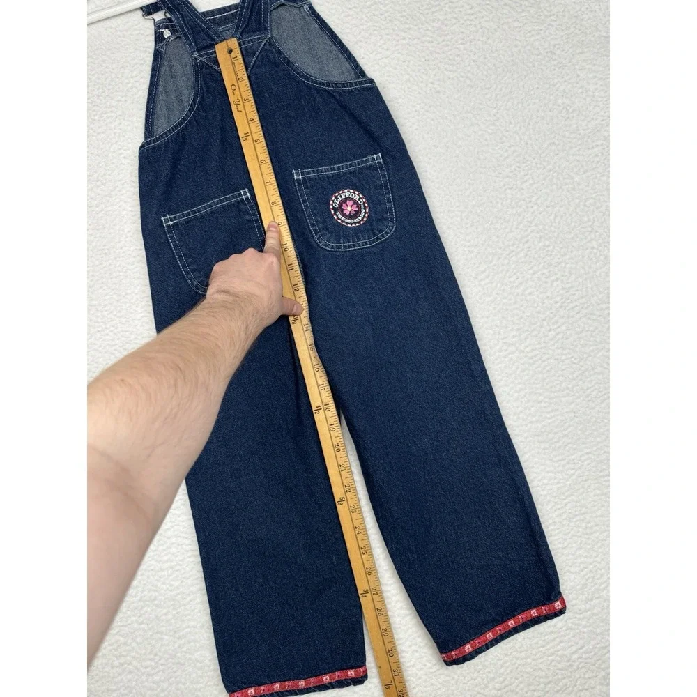 Vintage 90s Clifford The Big Red Dog Denim Overalls - Youth Kids size 4T